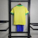 Kids Brazil 2024/25 Home Kit 2