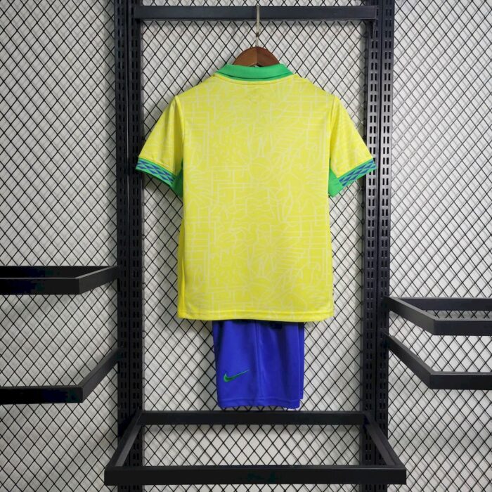 Kids Brazil 2024/25 Home Kit 2