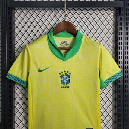 Kids Brazil 2024/25 Home Kit 1