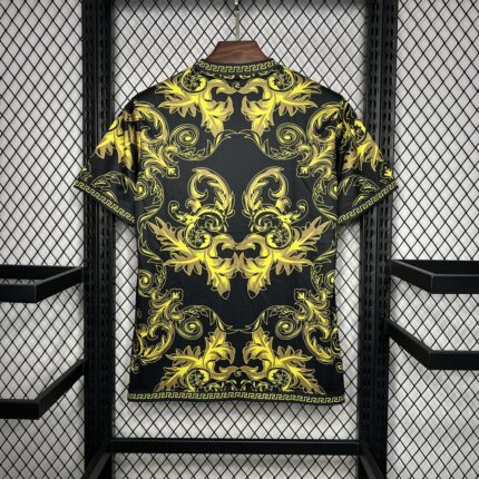 Mens Italy 2022/23 Versace Co-Branded Edition Jersey-Gold 1