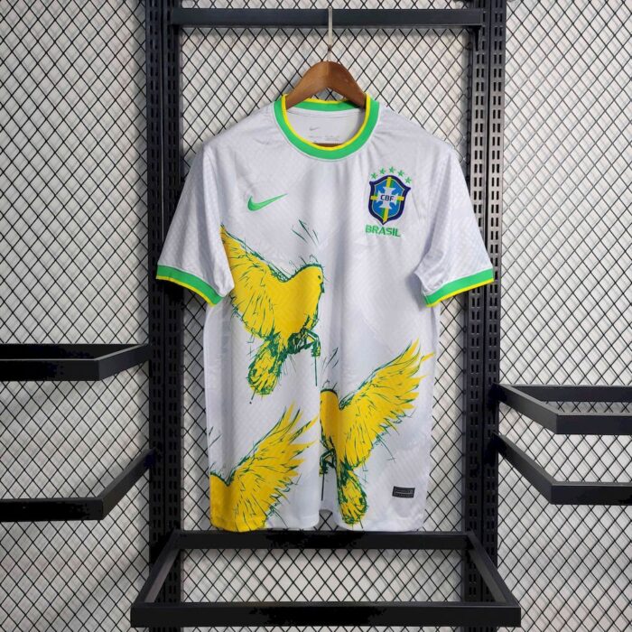 Mens Brazil 2022/23 Pigeon Jersey 2