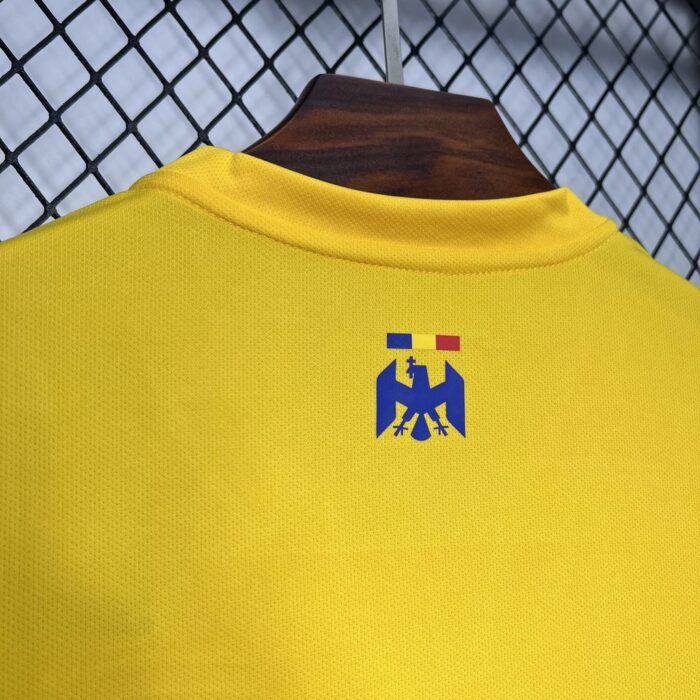 Mens Romania 2024/25 Home Jersey 3