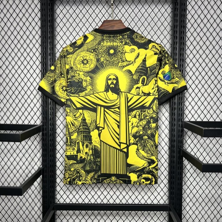 Mens Brazil 2024/25 Yellow Jersey 1