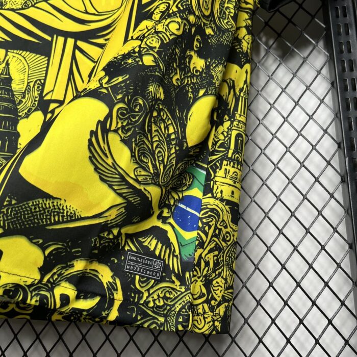 Mens Brazil 2024/25 Yellow Jersey 5