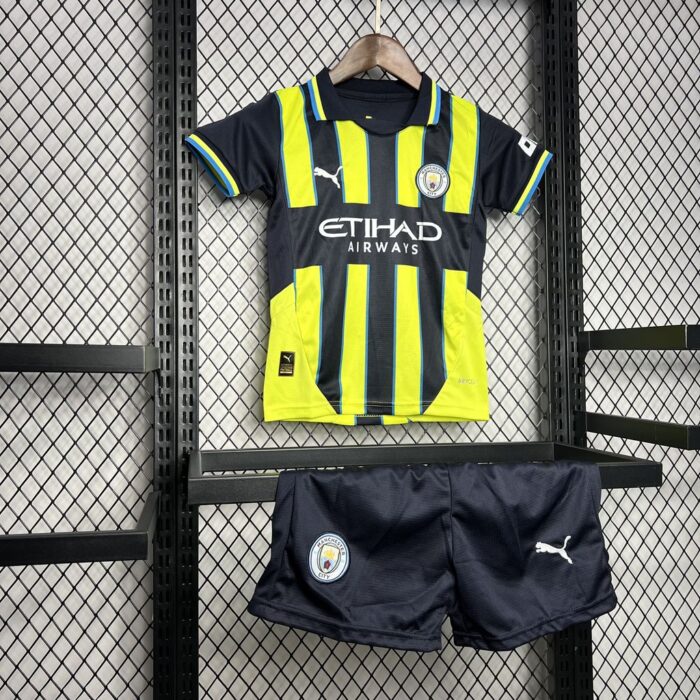 Kids Manchester City 2024/25 Away Kit 2