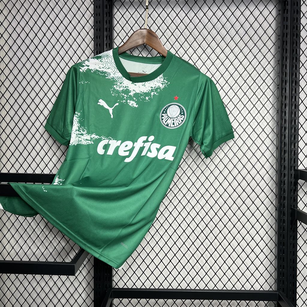 2024062522123659.jpg Mens Palmeiras 2024/25 Green and white Jersey