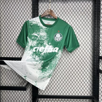 Mens Palmeiras 2024/25 White and green Jersey