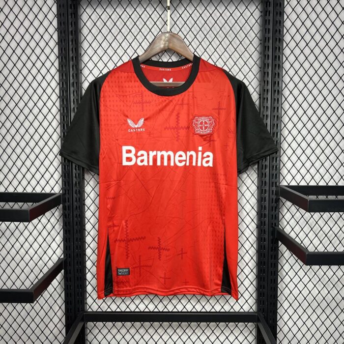 Mens Bayer 04 Leverkusen 2024/25 Home Jersey 3