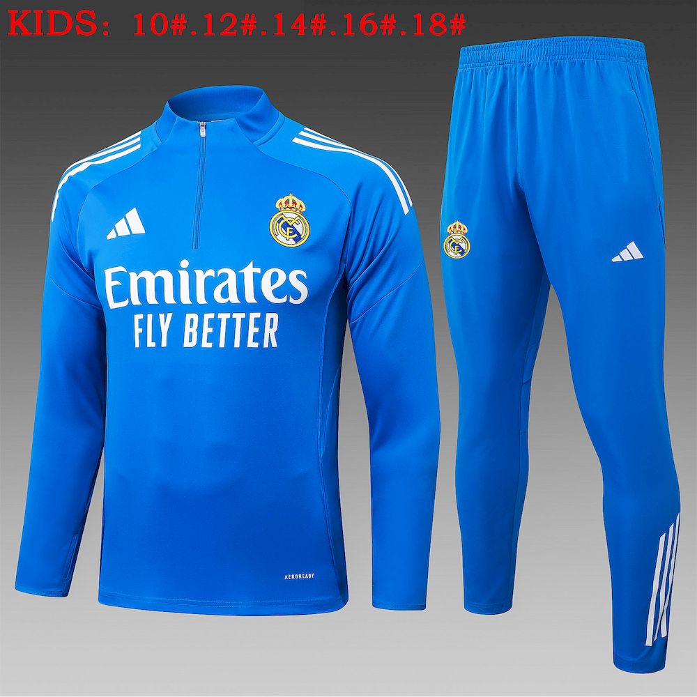 2025112415121076.jpg Kids Real Madrid 2025/26 Half-Zip Sweater+Pant 815 7