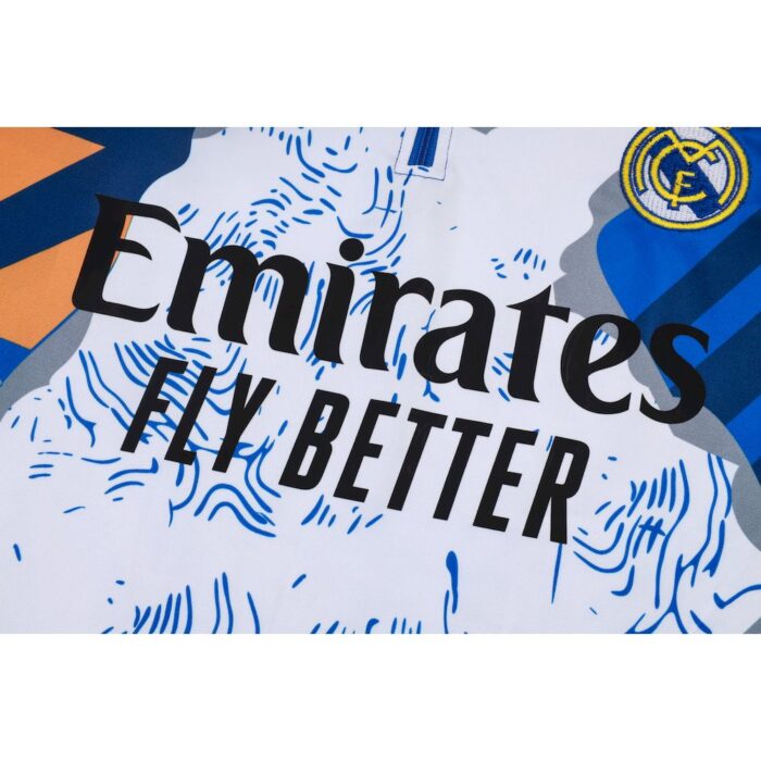 Kids Real Madrid 2025/26 Half-Zip Sweater+Pant 815 5