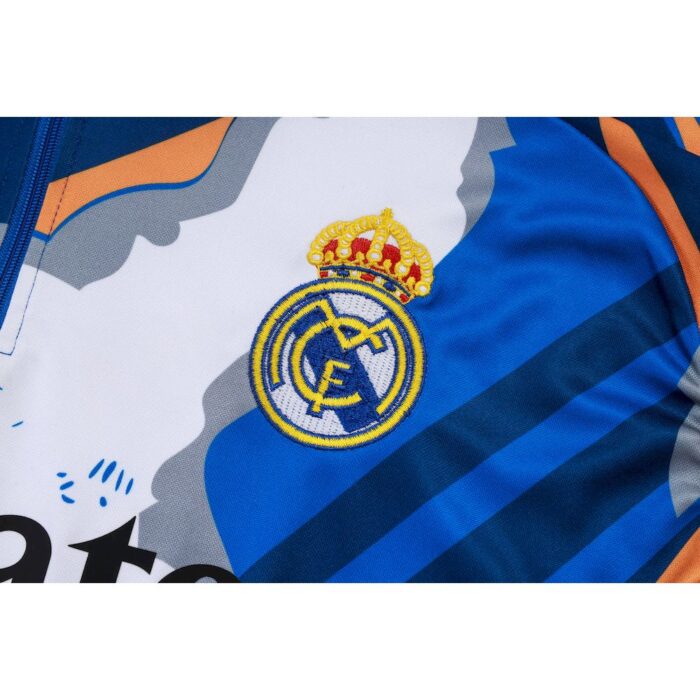 Kids Real Madrid 2025/26 Half-Zip Sweater+Pant 815 2