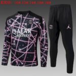 Kids Paris Saint-Germain 2025/26 Half-Zip Sweater+Pant 815 6