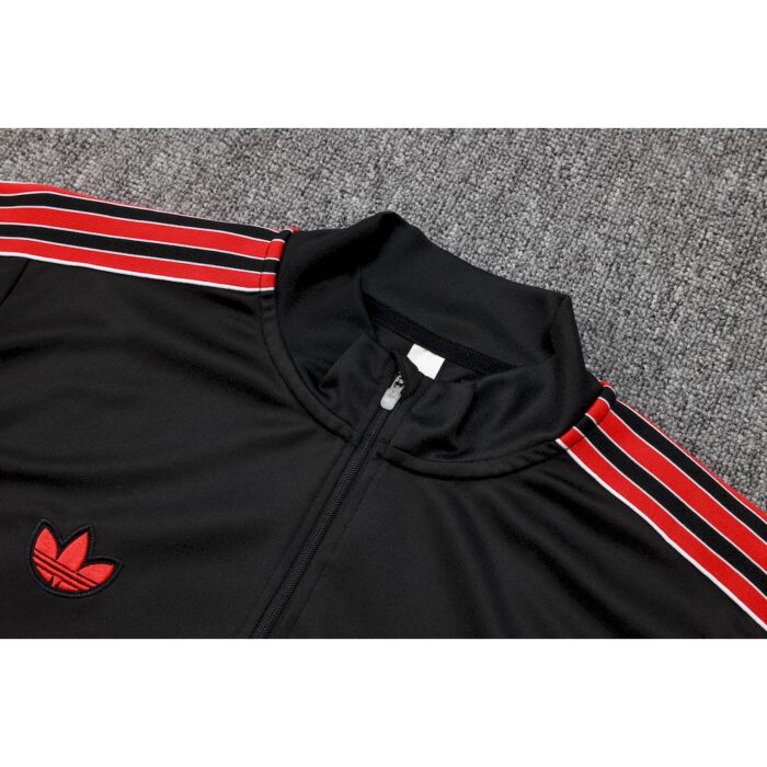 Kids Manchester United 2025/26 Half-Zip Sweater+Pant 815 7