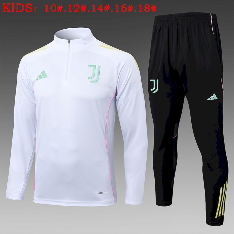 Kids Juventus 2025/26 Half-Zip Sweater+Pant 815 7