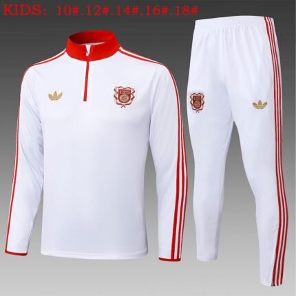 Kids Bayern Munich 2025/26 Half-Zip Sweater+Pant 815 7
