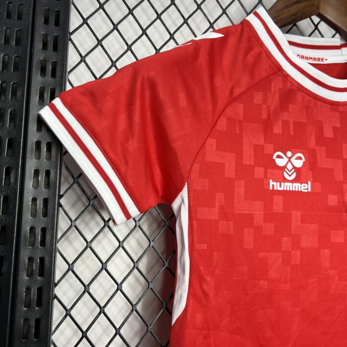 Kids Denmark 2024/25 Home Kit 4