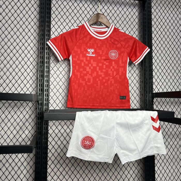 Kids Denmark 2024/25 Home Kit 2