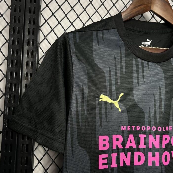 Mens PSV Eindhoven 2024/25 Pre-Match black Jersey 3