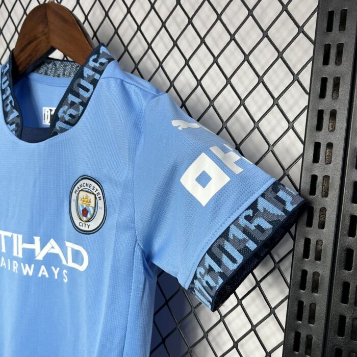 Kids Manchester City 2024/25 Home Kit 6
