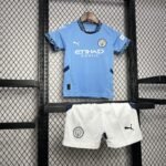 Kids Manchester City 2024/25 Home Kit 2