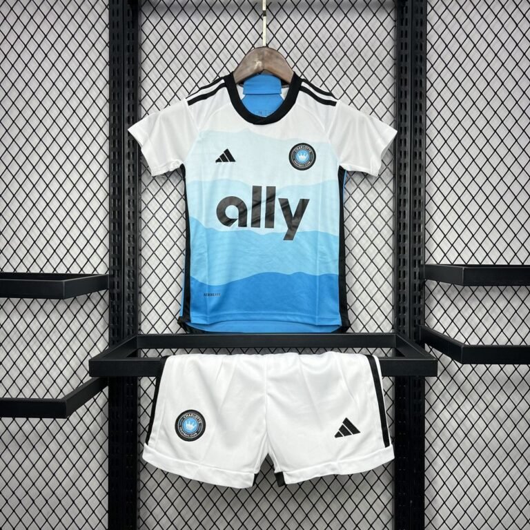 Kids Charlotte FC 2024/25 Home Kit