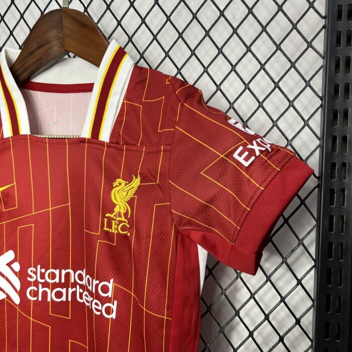 Kids Liverpool 2024/25 Home Kit 4