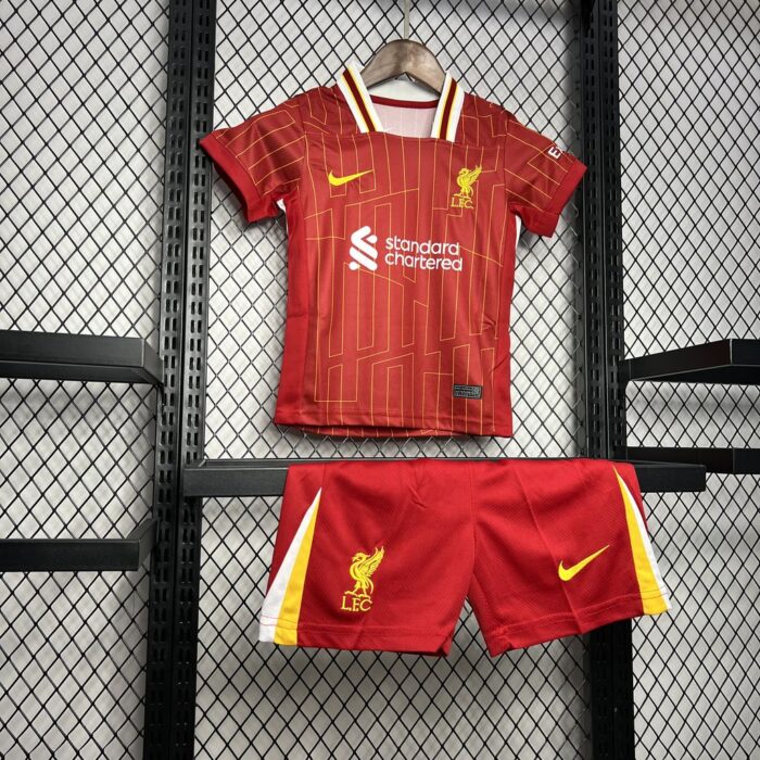 Kids Liverpool 2024/25 Home Kit 2