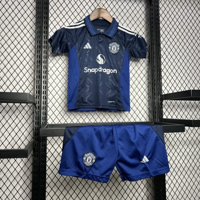 Kids Manchester United 2024/25 Away Kit 3
