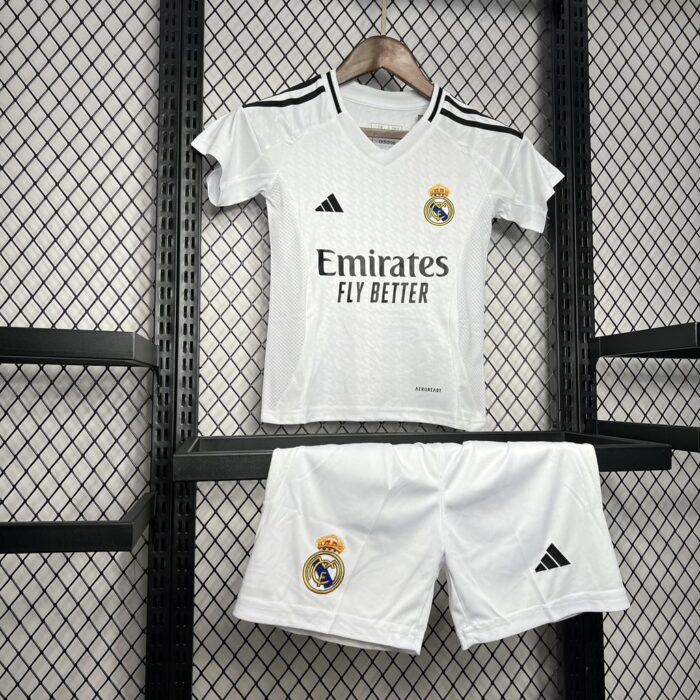 Kids Real Madrid 2024/25 Home Kit 2