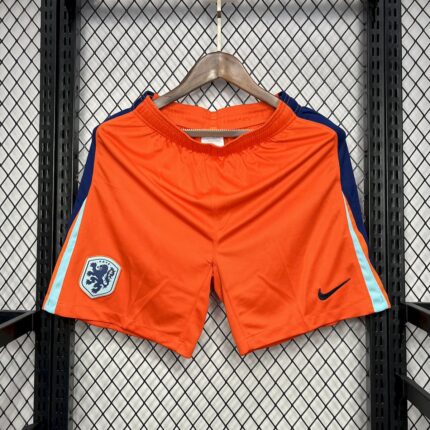 Mens Netherlands 2024/25 Home Shorts 4