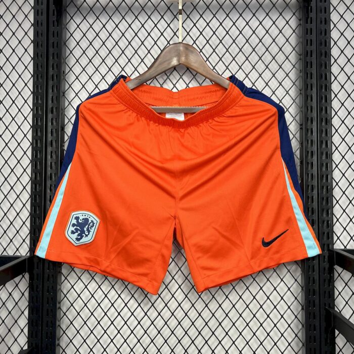 Mens Netherlands 2024/25 Home Shorts 4