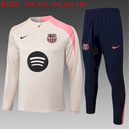 Kids Barcelona 2025/26 Half-Zip Sweater+Pant 815 9