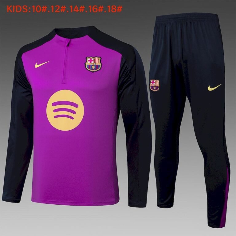 Kids Barcelona 2025/26 Half-Zip Sweater+Pant 815 6