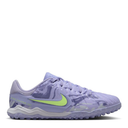 Nike Tiempo Legend 10 Junior Turf Football Boots – Purple/Volt
