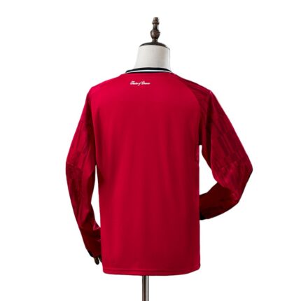 Mens Manchester United 2025/26 Home Long Sleeve Jersey 1