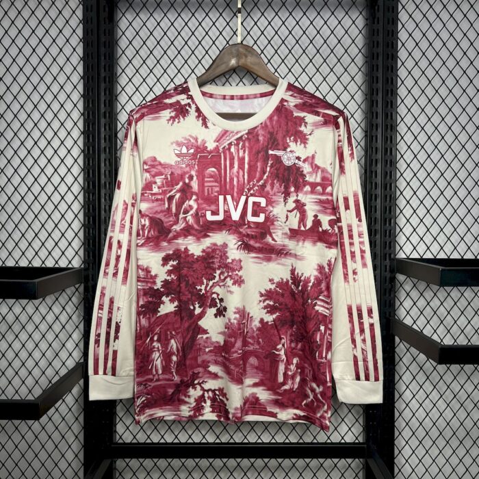 Mens Arsenal 2024/25 Long Sleeve Jersey 6