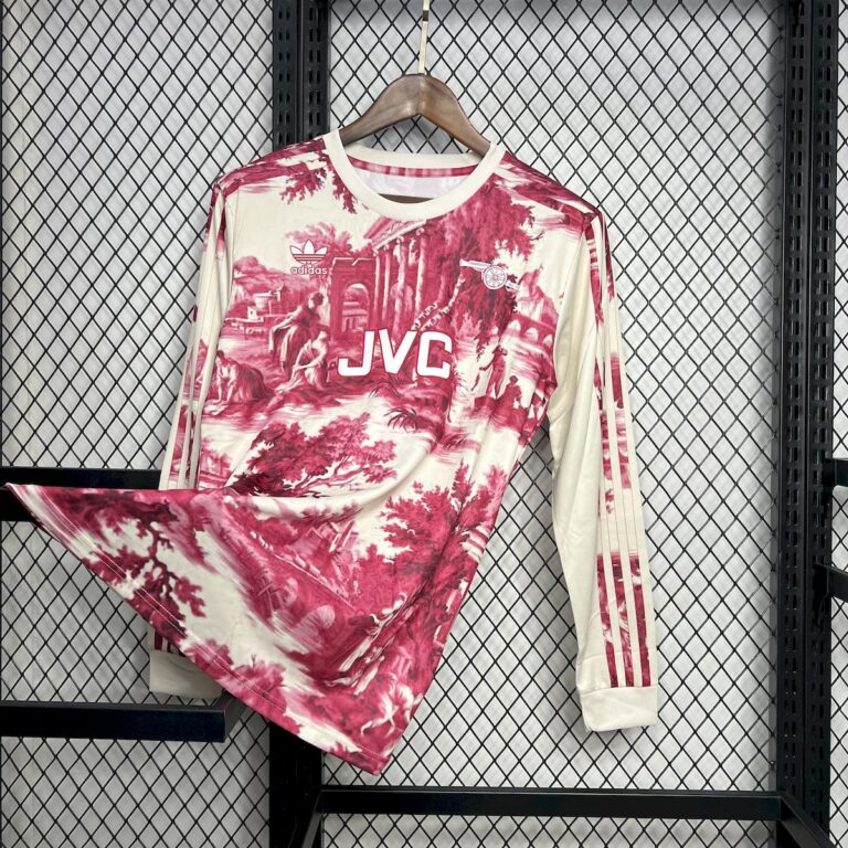 Mens Arsenal 2024/25 Long Sleeve Jersey 2