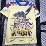 Mens Club America 2024/25 15 Champions Yellow Commemorative Edition Jersey 4