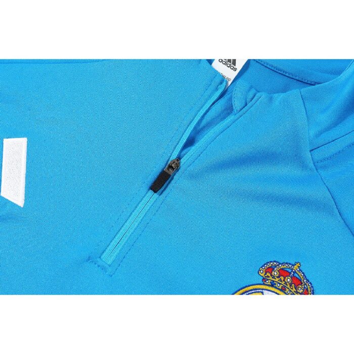 Mens Real Madrid 2025/26 Half-Zip Sweater+Pant 14001 2