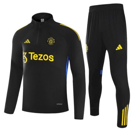 Mens Manchester United 2025/26 Half-Zip Sweater+Pant 14001