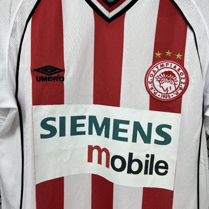 Retro Olympiacos FC 2001/02 Home Jersey 2