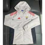 Mens Benfica 2025 White Windbreaker