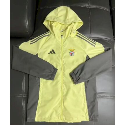 Mens Benfica 2025 Yellow Windbreaker