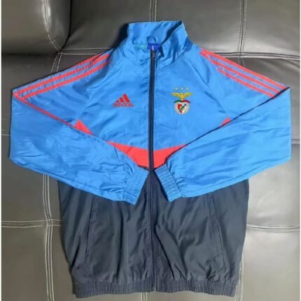 Mens Benfica 2025 Blue Windbreaker