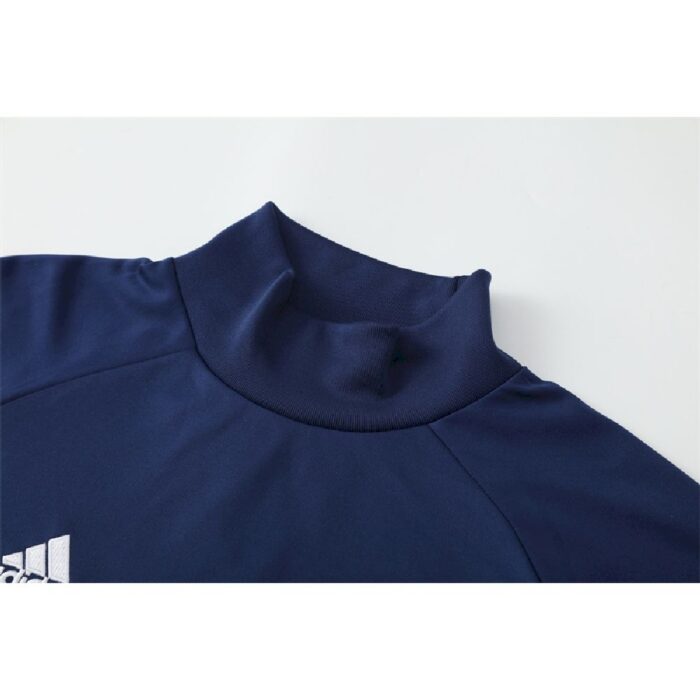 Mens Real Madrid 2016/17 1/4 Zip Sweatshirt Retro Style 5