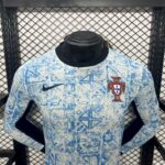 Mens Portugal 2024/25 Away Long Sleeve Jersey Player Version 2