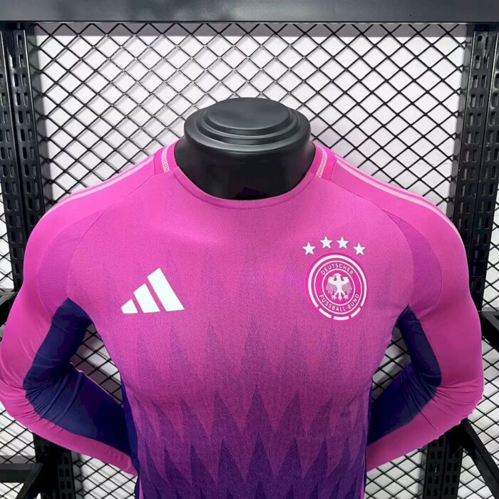 Mens Germany 2024/25 Away Long Sleeve Jersey Player Versi 2