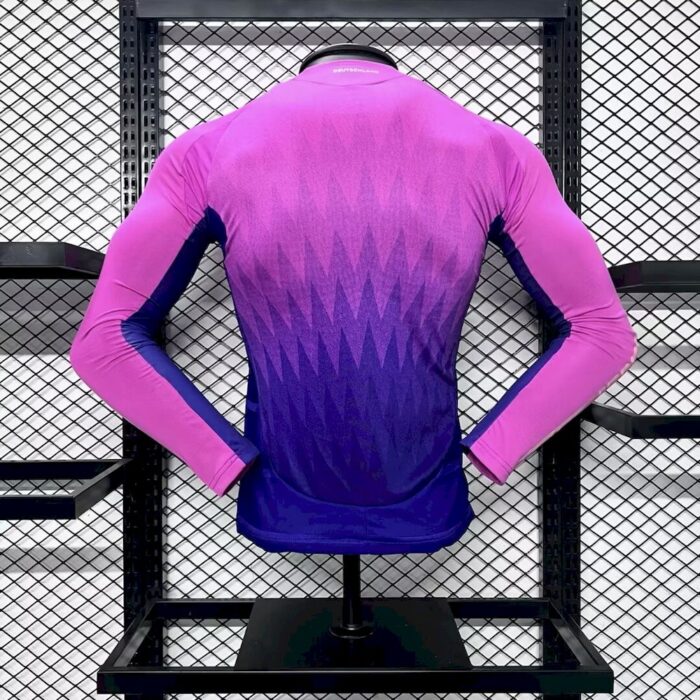Mens Germany 2024/25 Away Long Sleeve Jersey Player Versi 1