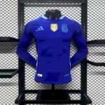 Mens Argentina 2024/25 Away Long Sleeve Jersey Player Version 2