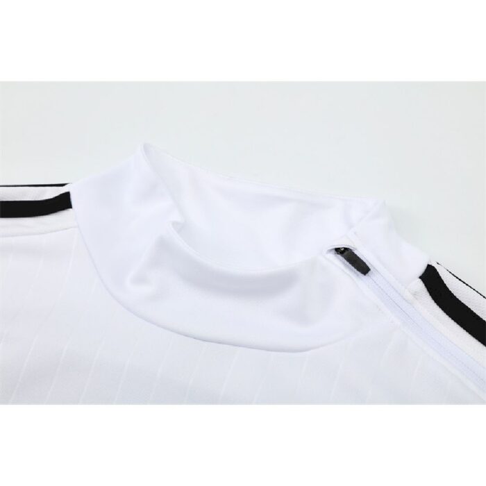Mens Real Madrid 2015/16 1/4 Zip Sweatshirt Retro Style 5